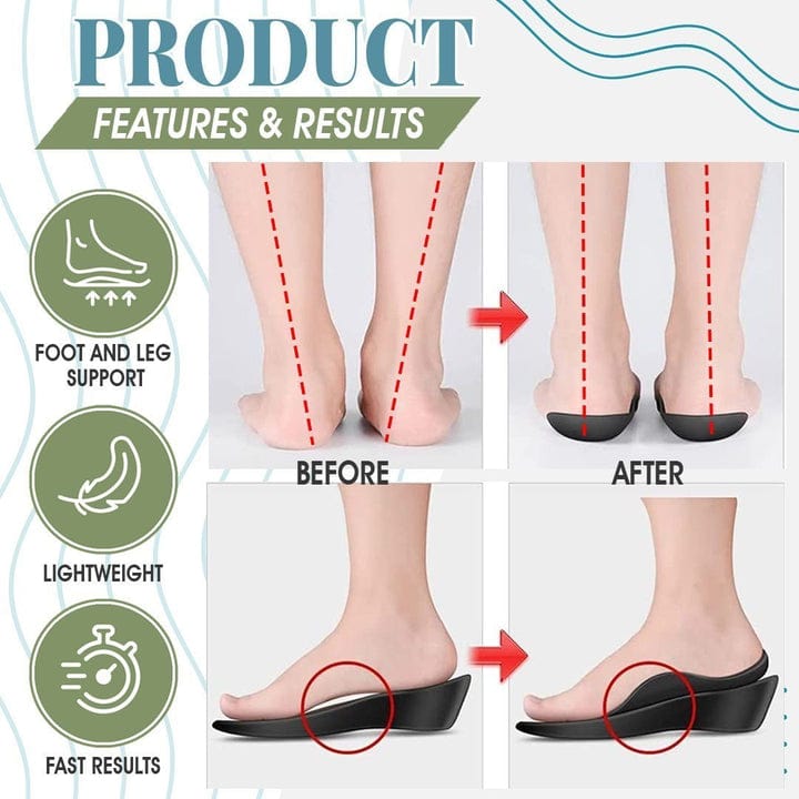 Flat Foot Shoe Insoles Feet With Arches Foot Soles For Flat Feet  - ArchEaze™️ ArchEaze™ Zaavio®
