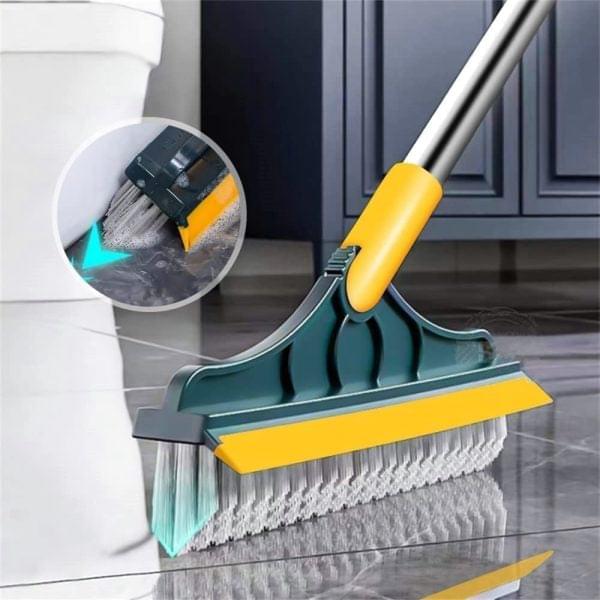 Floor Cleaner Mop Bathroom Cleaning Brush Home Cleaning Dry Mop - 2-in-1 Floor Cleaning Brush 2-in-1 Floor Cleaning Brush