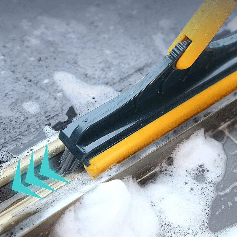 Floor Cleaner Mop Bathroom Cleaning Brush Home Cleaning Dry Mop - 2-in-1 Floor Cleaning Brush 2-in-1 Floor Cleaning Brush