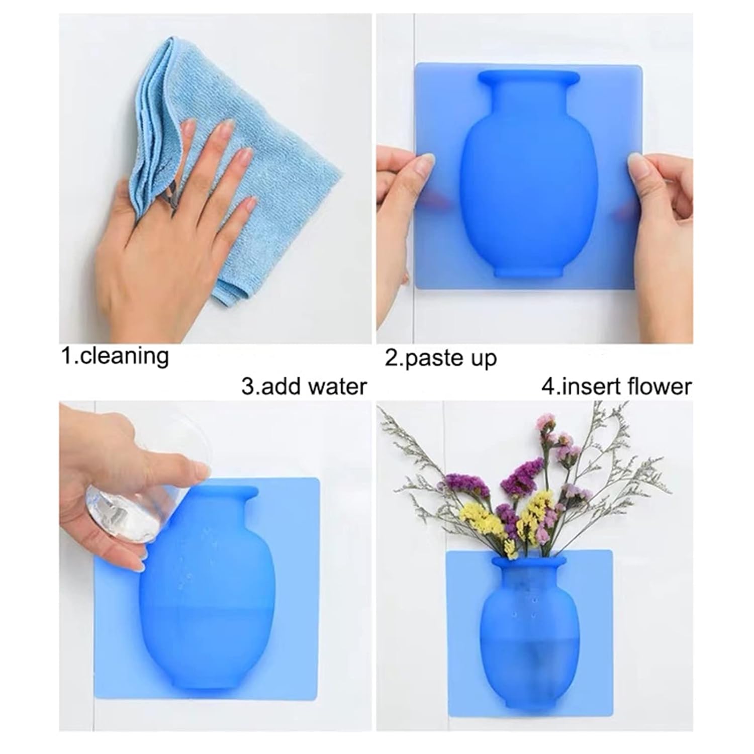 Flower Vase Home Decoration Flower Pot Vasing Flowers- Magic Silicone Vase Magic Silicone Vase