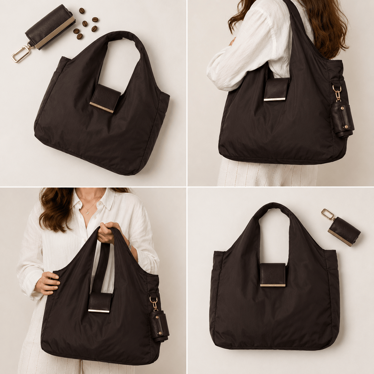 Foldable Keychain Storage Tote Bag Foldable Keychain Storage Tote Bag