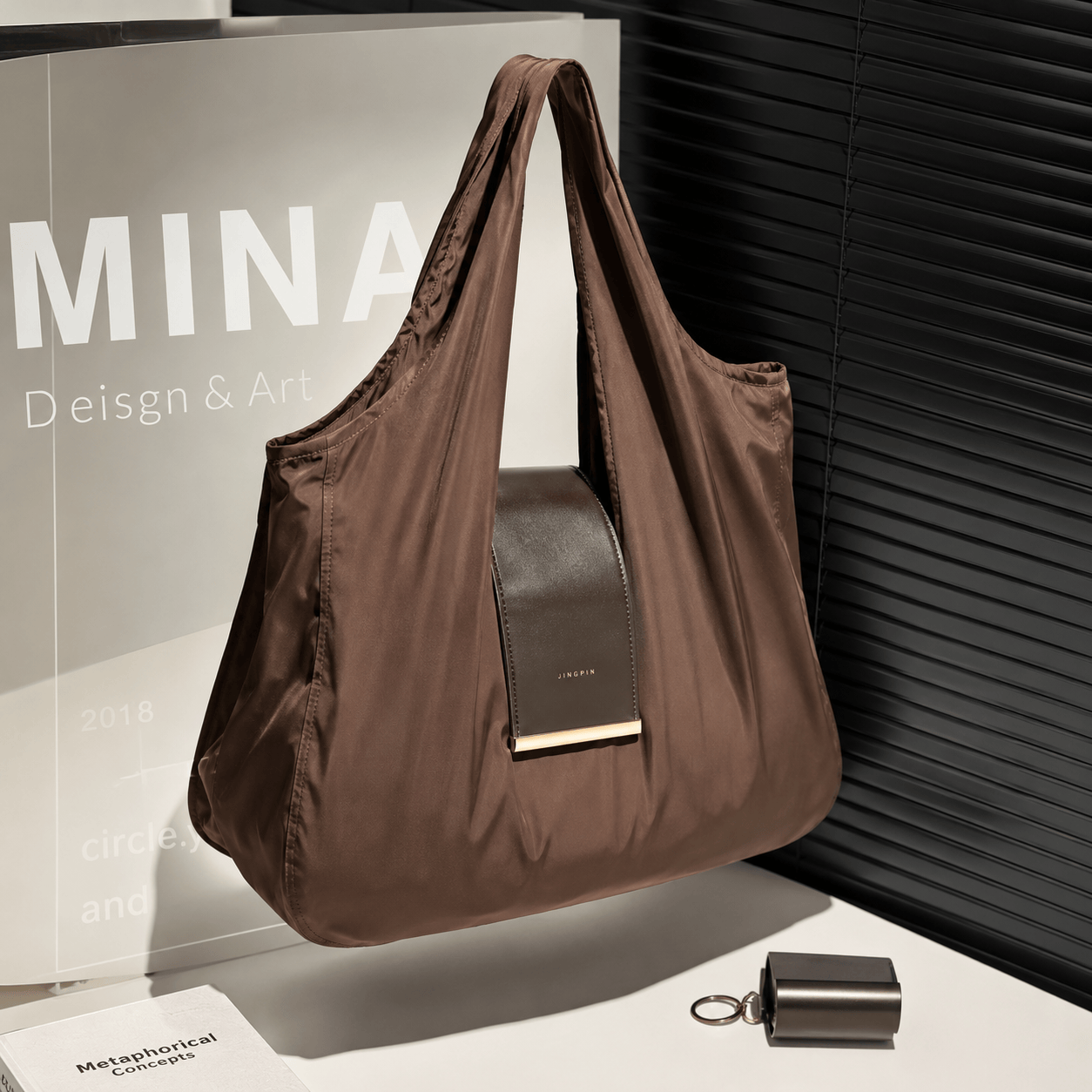 Foldable Keychain Storage Tote Bag Foldable Keychain Storage Tote Bag