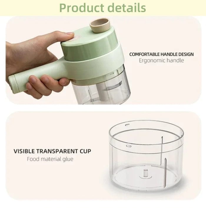 Food Processor Vegetable Electric Chopper Veggie Cutter Machine Electric Vegetable Chopper