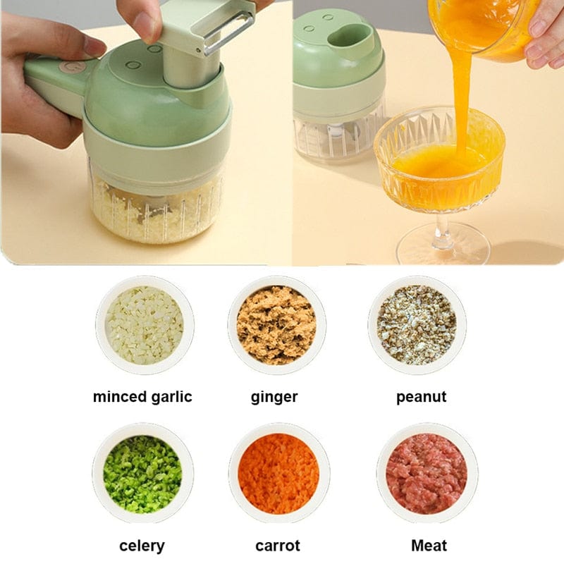 Food Processor Vegetable Electric Chopper Veggie Cutter Machine Electric Vegetable Chopper