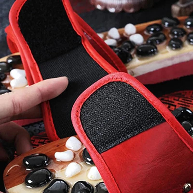 Foot Massager Acupressure Slippers Massager For Feet Stone Slippers Acupressure Stone Slippers