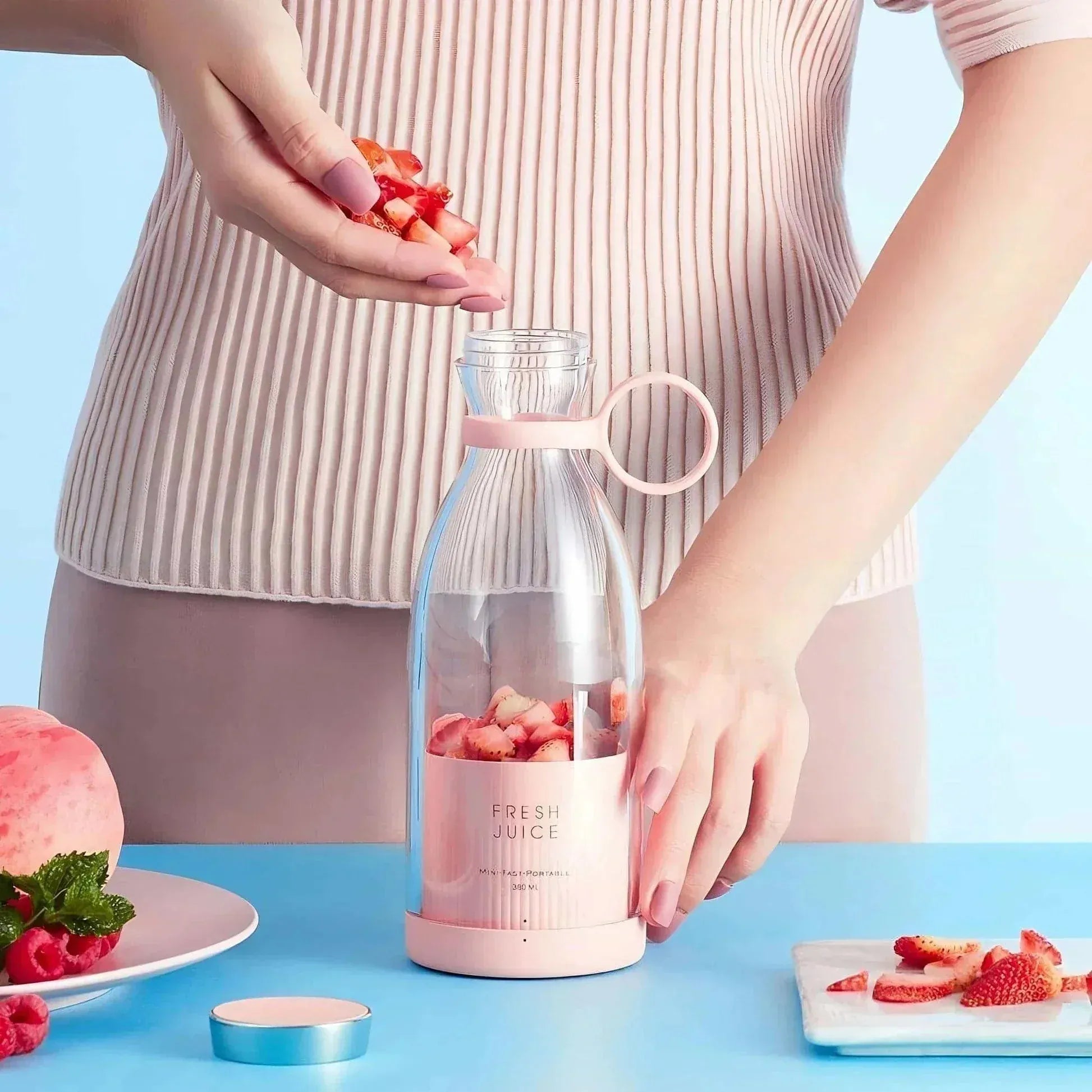 Fresh Juice Portable Blender | Juice Blender Portable Mixer Grinder Juicer Bottle Fruit Blender Fresh Juice Portable Blender