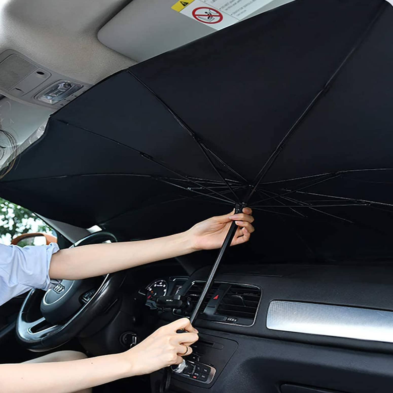 FrostyBlock™️ Windshield Car Umbrella | Car Accessories Sun Shade For Car Window Automobiles Window Curtains FrostyBlock™ Windshield Car Umbrella Zaavio.co®