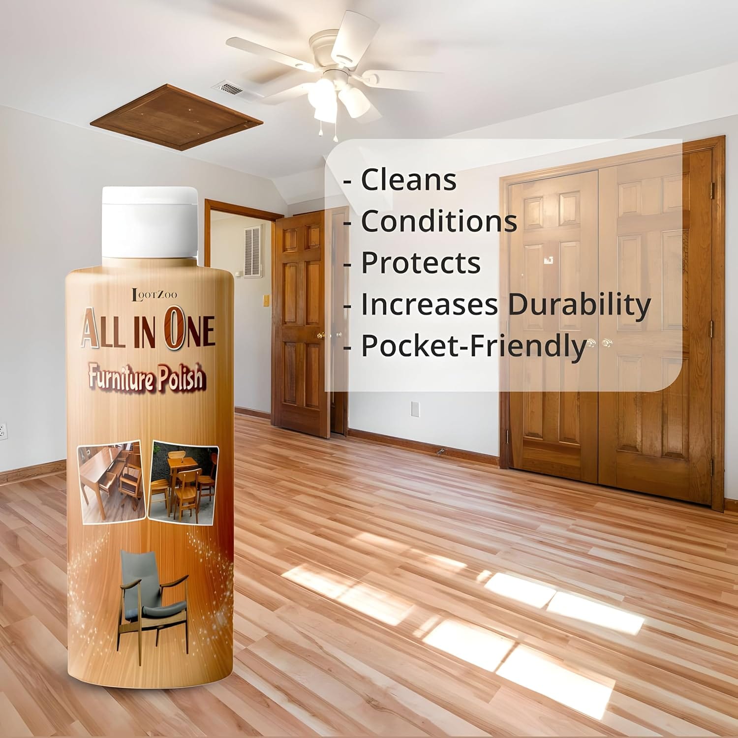 Furniture Wood polish for Cleaning (Buy 1, Get 1 Free) Pack of 2 Furniture Wood polish for Cleaning (Buy 1, Get 1 Free)