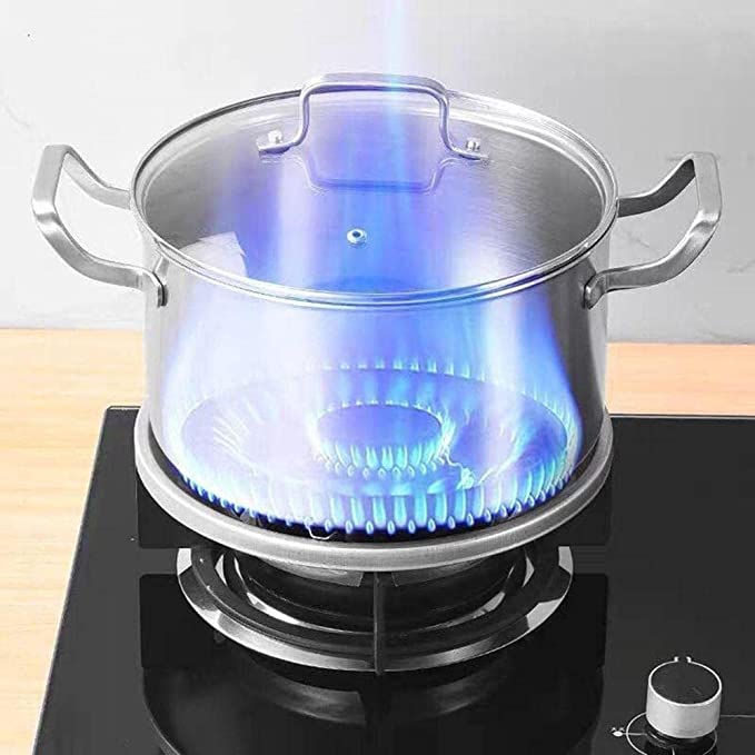 Gas Burner Stove Stand (Pack of 2) | Kitchen Hob Chulha Energy Saver Gas Saver (Buy 1, Get 1 Free)