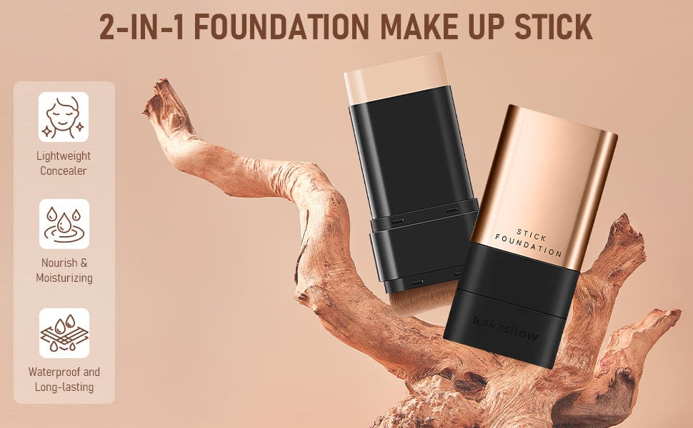 GlowStixi™ | Glass Skin Tone Korean Skincare Products Flawless Foundation Glowstixi™ 2 in 1 Foundation Stick for Korean Glass Skin Zaavio.co®