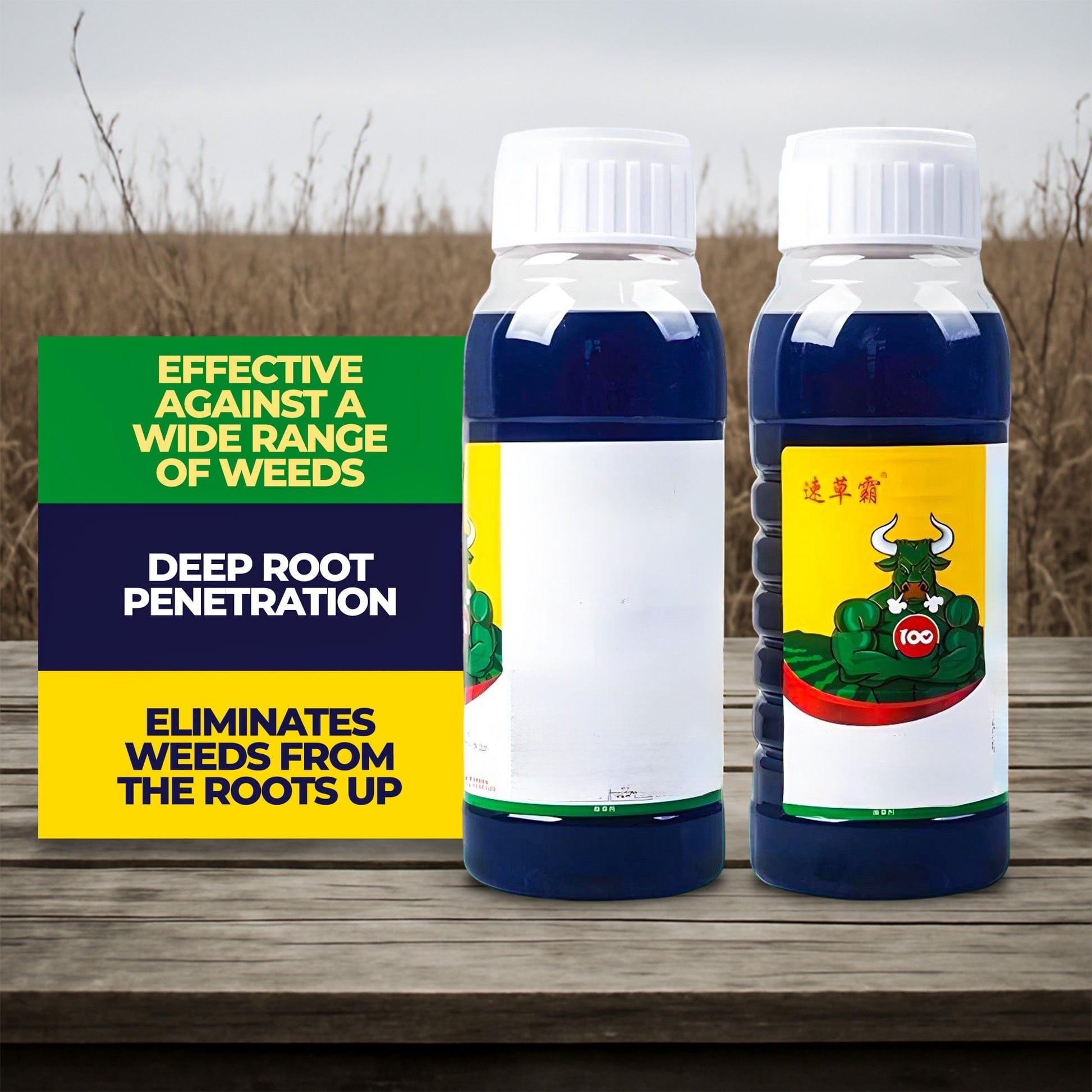 Glufosinate Herbicide | Weeding Plants Control Pre Emergent Herbicide Weed Killer Spray Glufosinate Herbicide (Pack of 2) Zaavio.co®