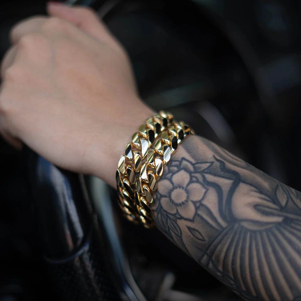 Gold Cuban Bracelet For Men | Gold Bracelet Design On Men Bangle For Men Gold Cuban Bracelet For Men