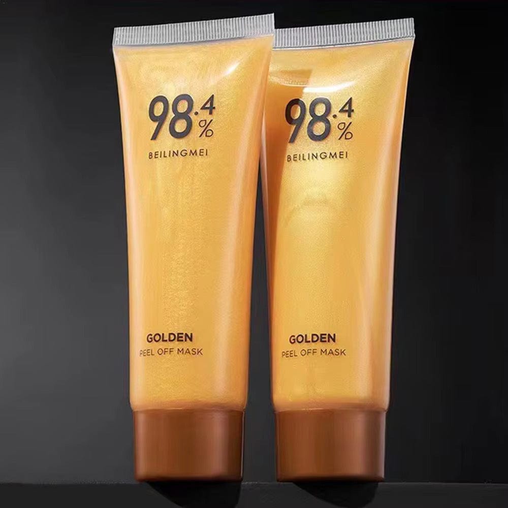 Gold Peel Off Face Mask Collagen Sheet Masks For Glowing Skin Gold Peel Off Face Mask Magical Gold Peel Mask (Set of 2)