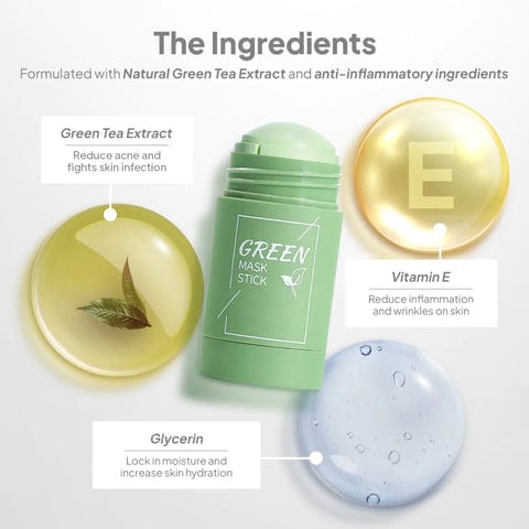Green Tea Cleansing Stick Mask Large Stick Green Tea Cleansing Stick Mask