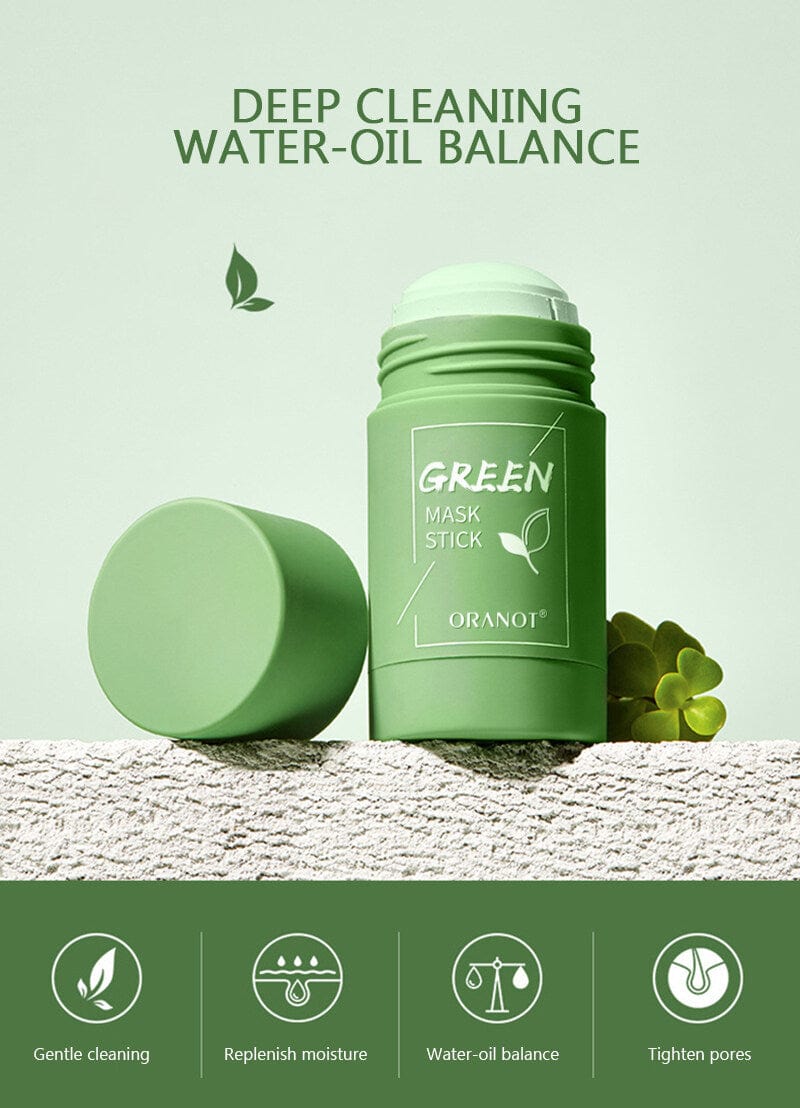 Green Tea Mask Stick (Set of 2) Face Pack For Glowing Skin Green Tea Mask Stick (Set of 2)