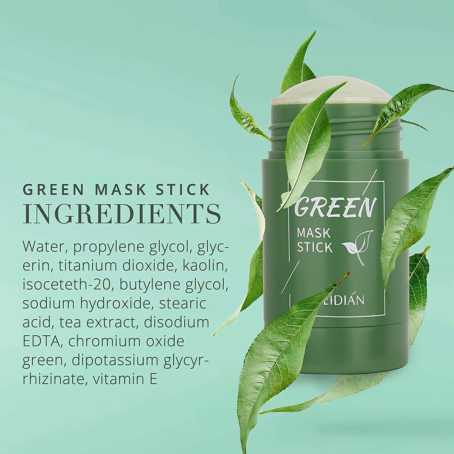 Green Tea Mask Stick (Set of 2) Face Pack For Glowing Skin Green Tea Mask Stick (Set of 2)