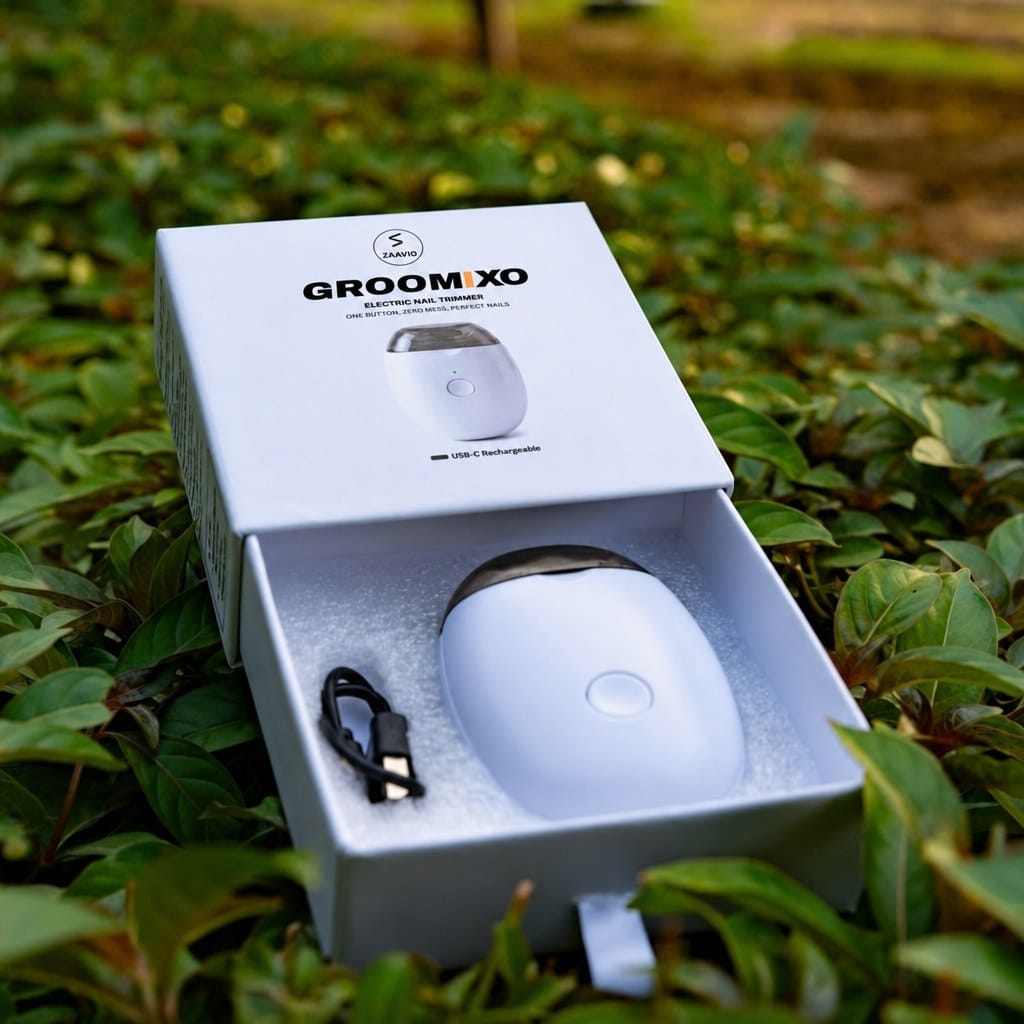 Groomixo Electric Nail Cutter | Blade-Free Baby Nail File Groomixo Electric Nail Cutter