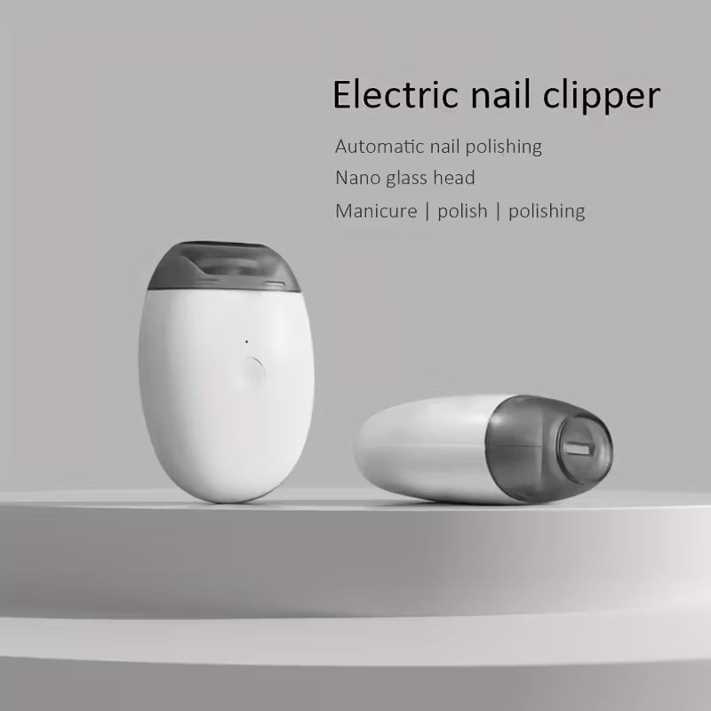 Groomixo electric nail clipper front and back view