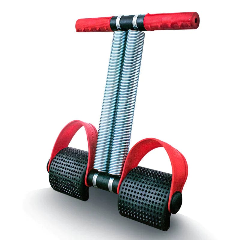 Gym Equipment Resistance Band Ab Exerciser Abdominal Workout -Fitness Tummy Trimmer Stomach Machine Double Spring Tummy Trimmer