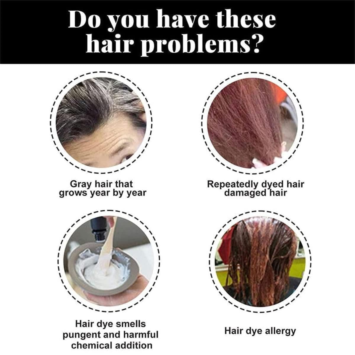 Hair Coloring Dye Shampoo Hair Color Natural Dye Herbal Coloring - Natural Plant Hair Dye (Pack of 2) Pack of 2 Natural Plant Hair Dye (BUY 1 GET 1 FREE)