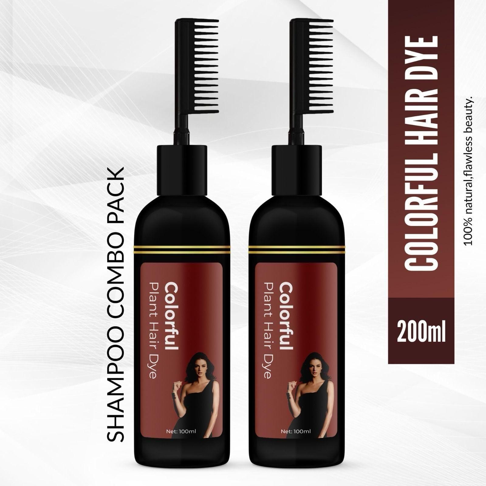 Hair Dye Comb Shampoo (Pack of 2) | Hair Dye Shampoo Comb Haircare Hairdresser Dye Comb Hair Dye Comb Shampoo (Pack of 2) Zaavio®