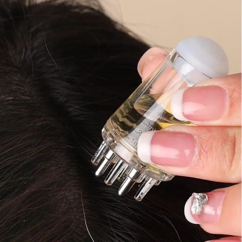 Hair Oiling Massage Scalp Massager For Hair Growth Oil Applicator-Root Comb Applicator Bottle (Set of 2) Root Comb Applicator Bottle (Set of 2)