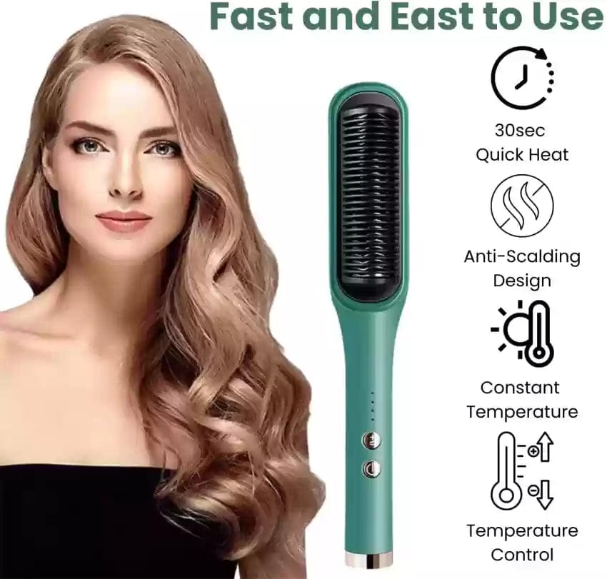 Hair Straightening Brush Electric Comb Heat Straightener Hair Straightener Comb
