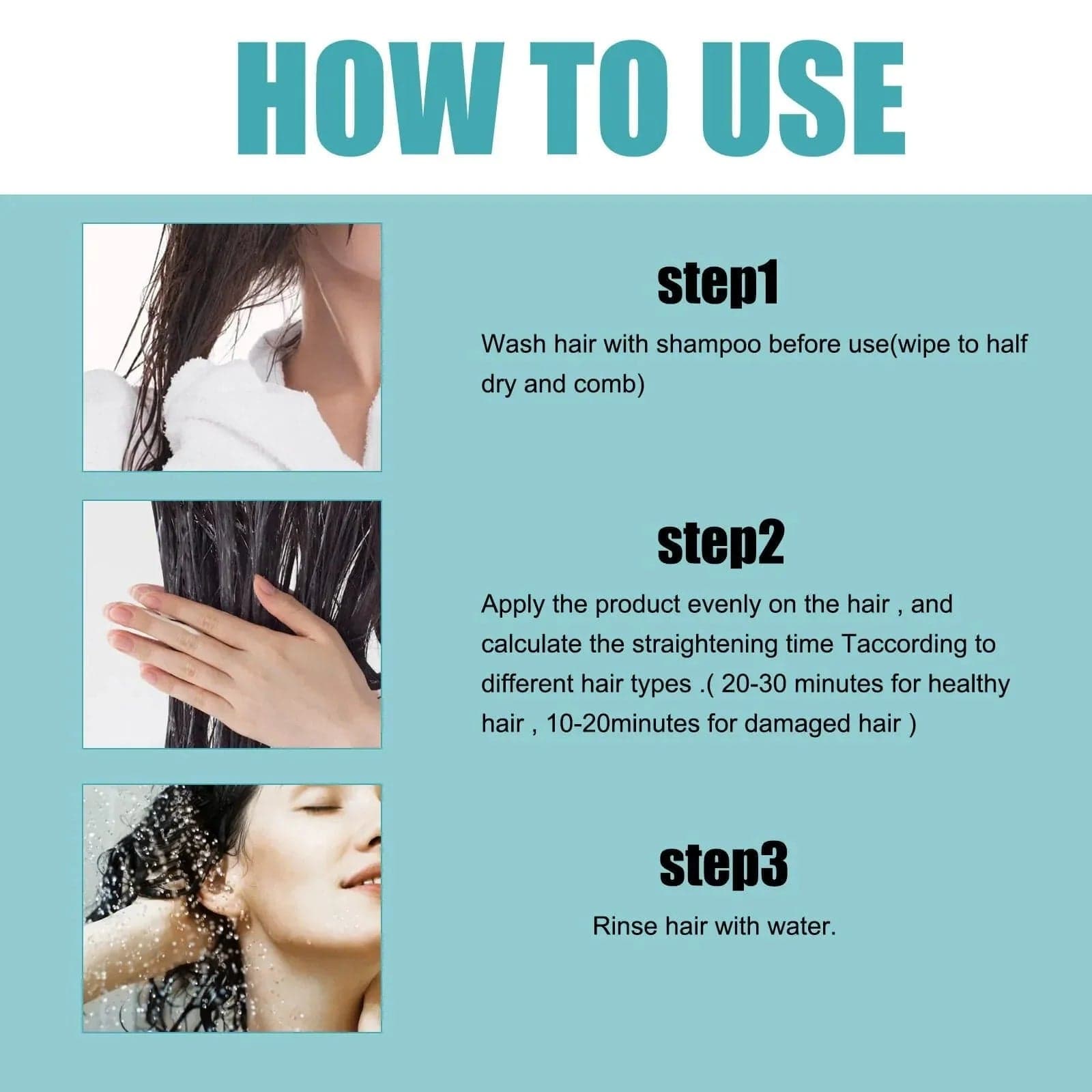 Hair Straightening Cream | Smoothing Hair Cream Hairstyles Product Hair Straightener Cream with Protein (Set of 2)