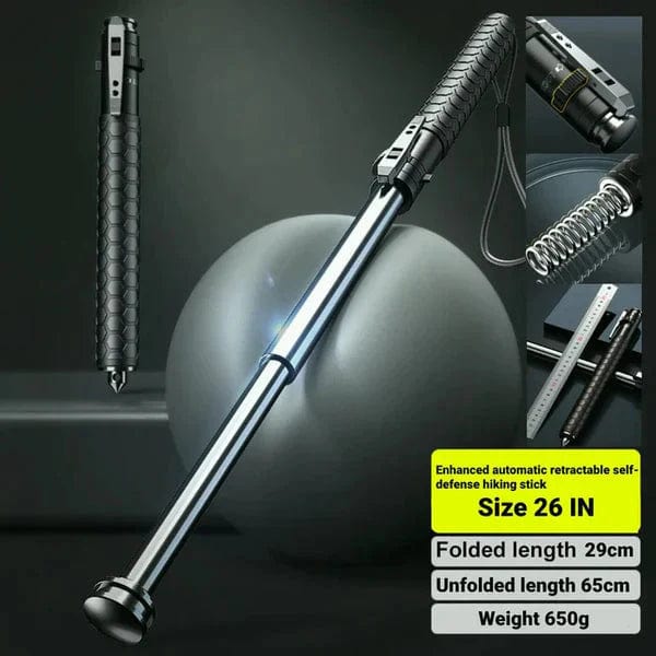 Hand Tools Toolkit Hammer Tool Hand Self Defence Tactical Rod - Self Defence Tactical Rod (Heavy Metal and Extendable) Forgee™️ Self Defence Tactical Rod (Heavy Metal and Extendable) Zaavio®