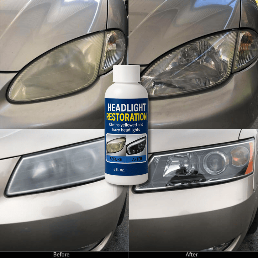 Headlight Restoration Fluid | Blur/Scratch Remover Kit | Buy 1, Get 1 Free Headlight Restoration Fluid | Blur/Scratch Remover Kit | Buy 1, Get 1 Free