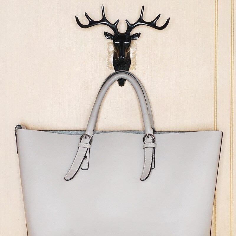 Home Decoration Wall Hanging Decorative Wall Hanger Key Holder - Self Adhesive Deer Head Hanging Hook Self-adhesive Deer Head Hanging Hook