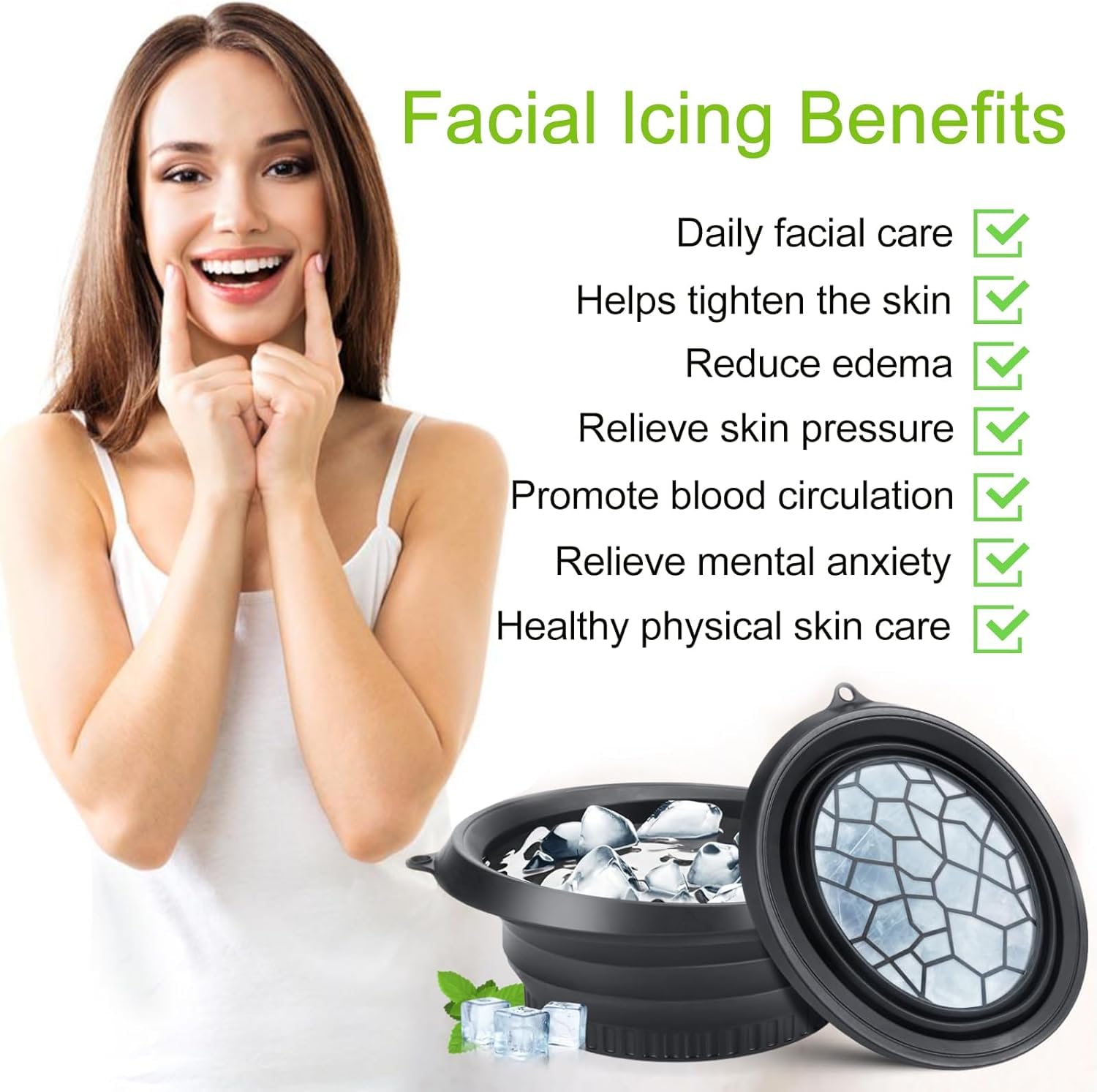 Ice Facial Bowl | Skin Care Poducts Facial Pores Ice Bowl For Skin Glow  Pool & Spa Ice Facial Bowl