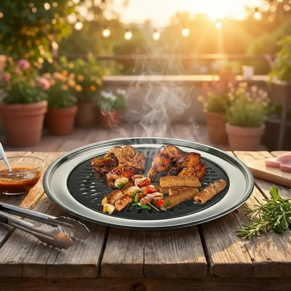 Indoor Smokeless BBQ Grill | Bbq Grill Barbeque Smokeless Indoor Grills Cooking Home & Kitchen Indoor Smokeless BBQ Grill