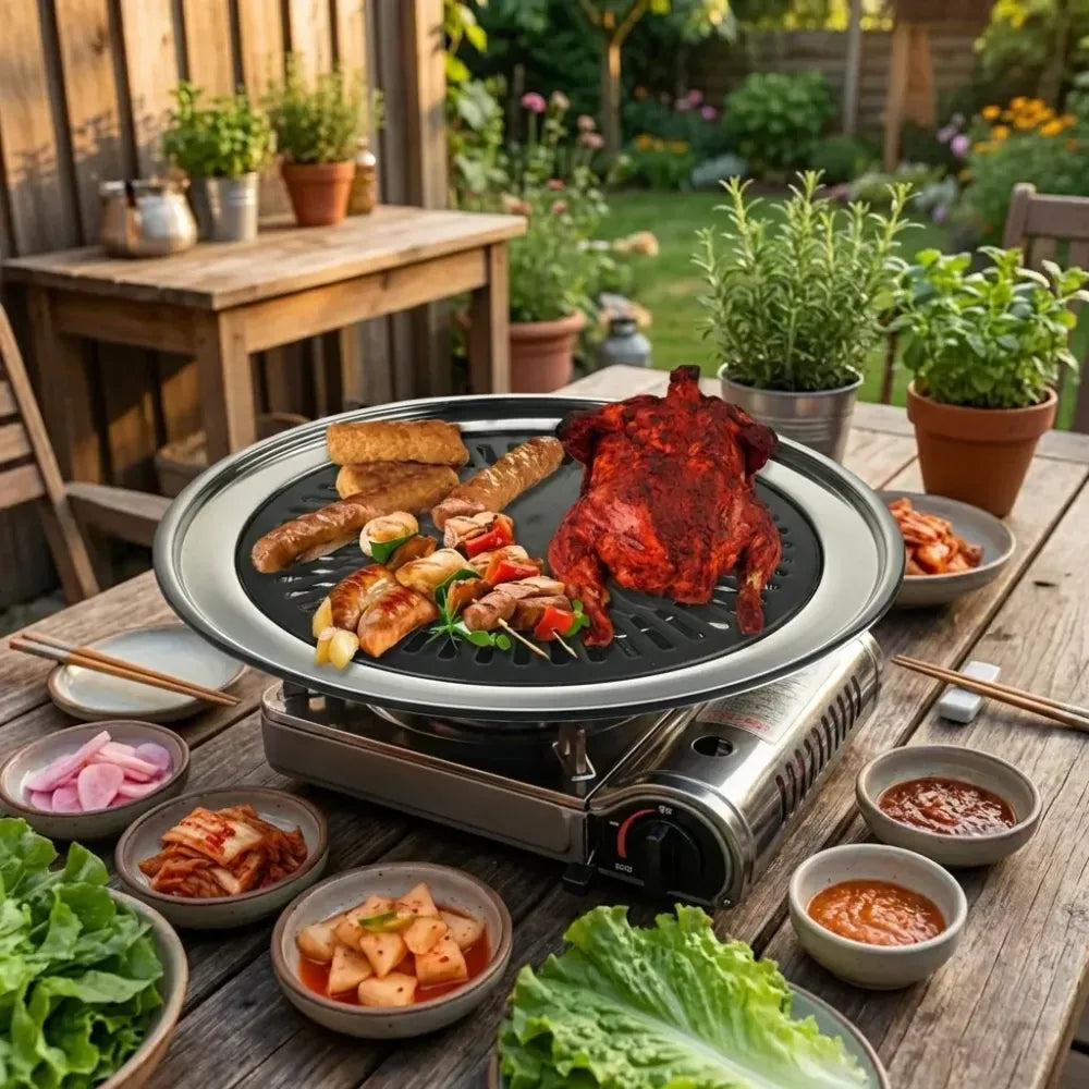 Indoor Smokeless BBQ Grill | Bbq Grill Barbeque Smokeless Indoor Grills Cooking Home & Kitchen Indoor Smokeless BBQ Grill