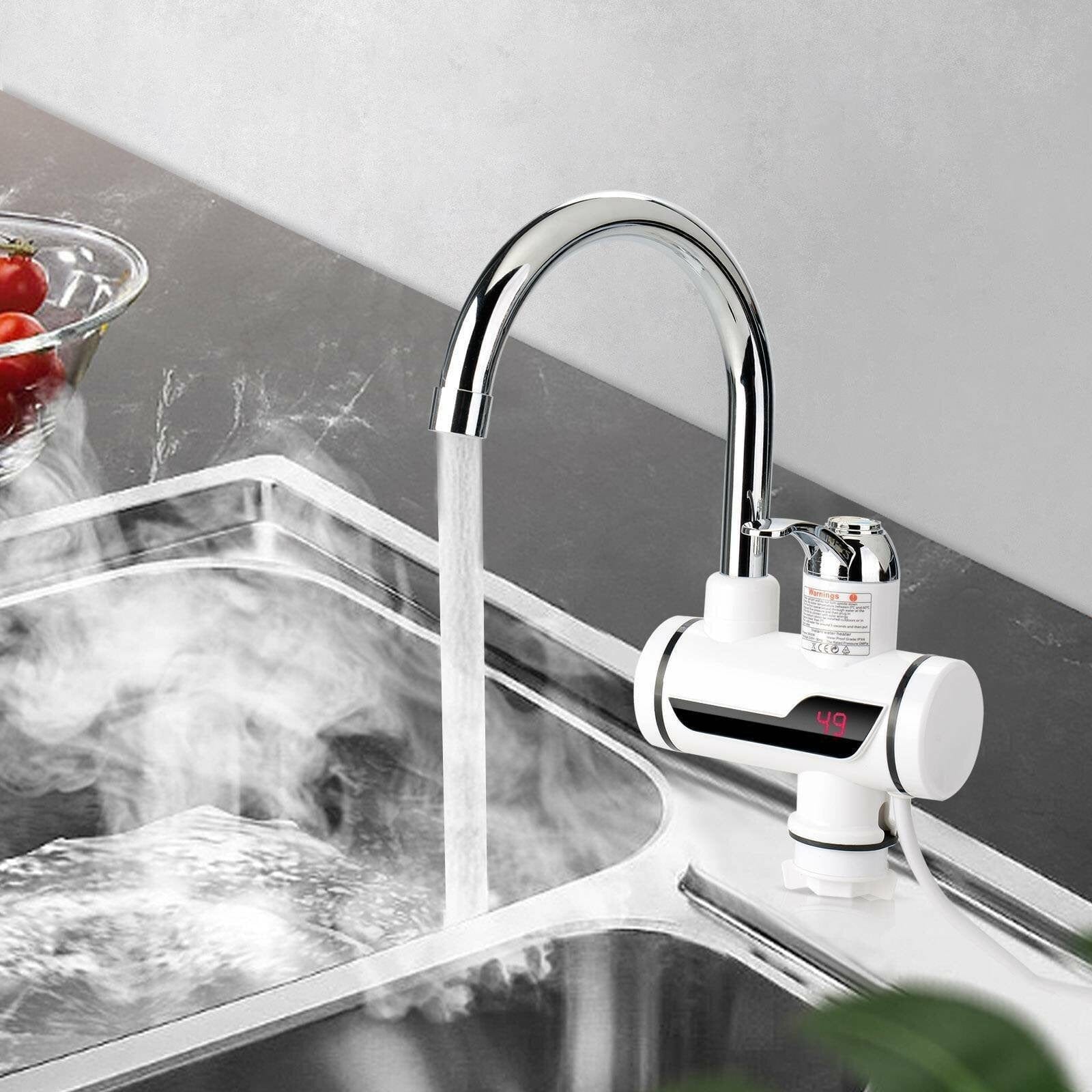 Instant Water Heating Tap Kitchen Water Heater Dispenser Faucet - Electric Water Heater Tap Electric Water Heater Tap