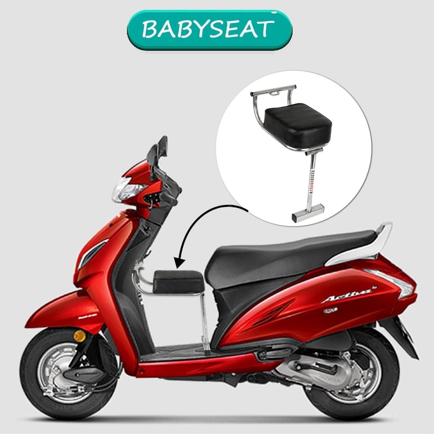 KiddieSeat™ | Baby Products Seat Infant Carrier Portable Safety Seat Cart KiddieSeat™ Portable Baby Seat for Scooters Zaavio®