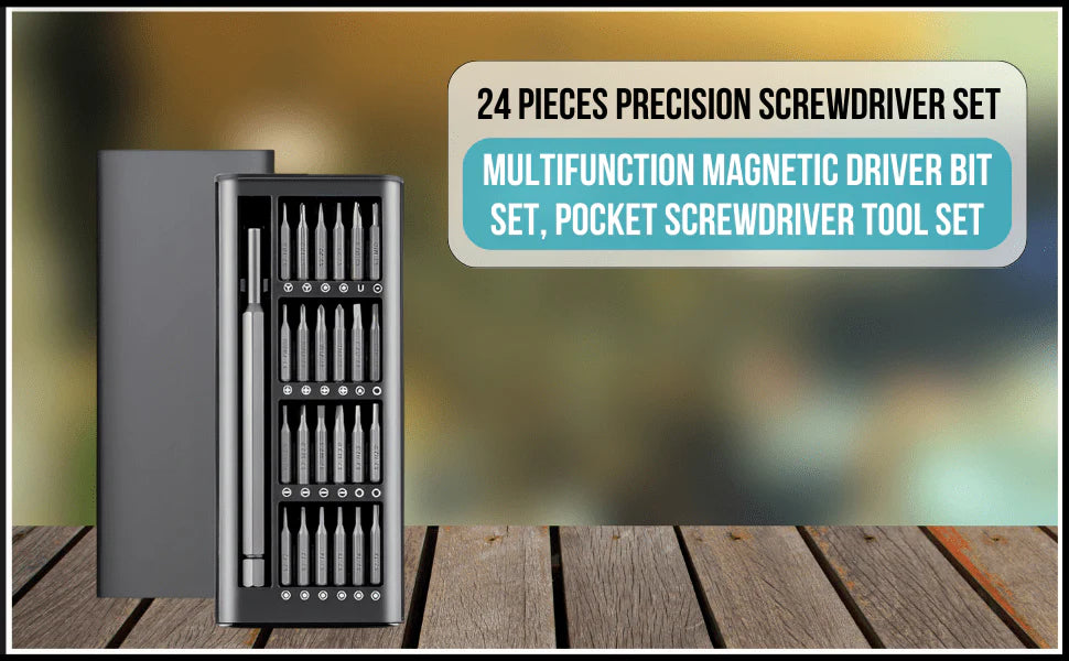 Kit 24 in 1 Portable Precision Screwdriver Set - 24 in 1 Portable Precision Screwdriver Kit