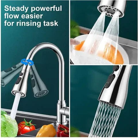 Kitchen Faucet Sprayer 3 Modes Water| Kitchen Accessories Sink Tap Water Aerator Faucet Tap Purifier Kitchen Faucet Sprayer 3 Modes