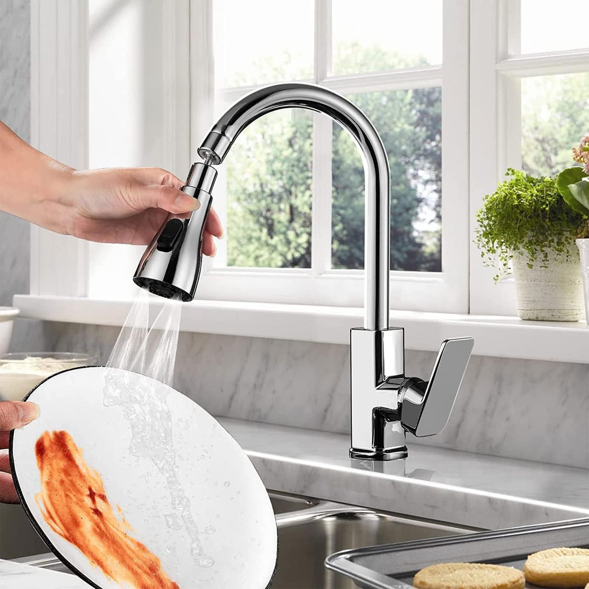 Kitchen Faucet Sprayer 3 Modes Water| Kitchen Accessories Sink Tap Water Aerator Faucet Tap Purifier Kitchen Faucet Sprayer 3 Modes