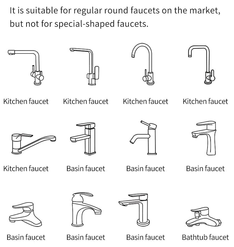 Kitchen Faucets Sink Tap Water Aerator Tap Faucets For Bathroom - Rotatable Faucet Aerator Rotatable Faucet Aerator