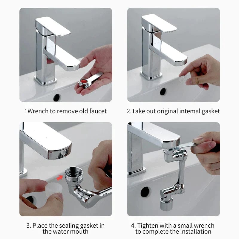 Kitchen Faucets Sink Tap Water Aerator Tap Faucets For Bathroom - Rotatable Faucet Aerator Rotatable Faucet Aerator