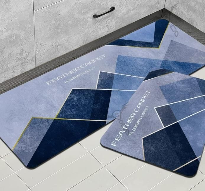 Kitchen Floor Mat (Combo of 2) | Floor Mat Kitchen Rubber Carpet Doorway Matting For Floor  Kitchen Floor Mat (Combo of 2)