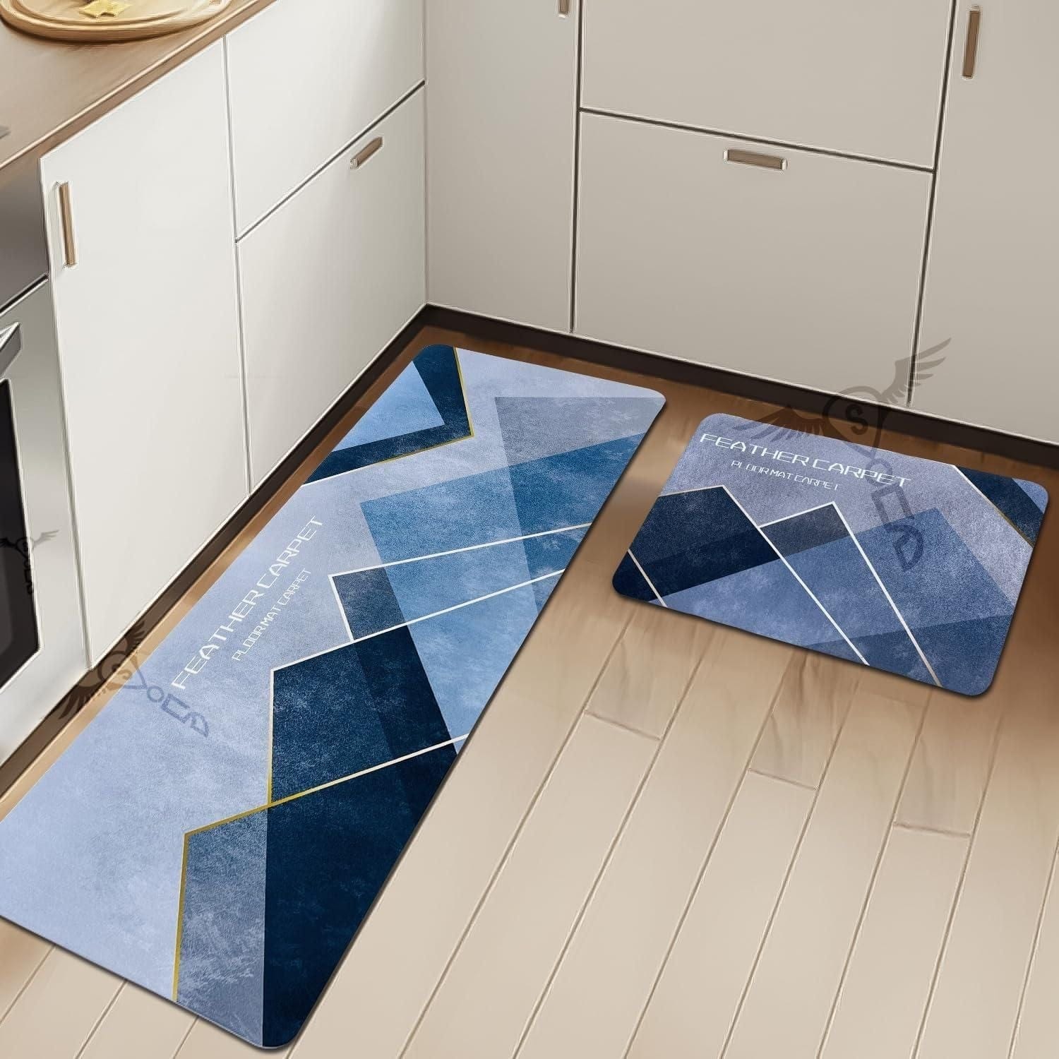 Kitchen Floor Mat (Combo of 2) | Floor Mat Kitchen Rubber Carpet Doorway Matting For Floor  Kitchen Floor Mat (Combo of 2)