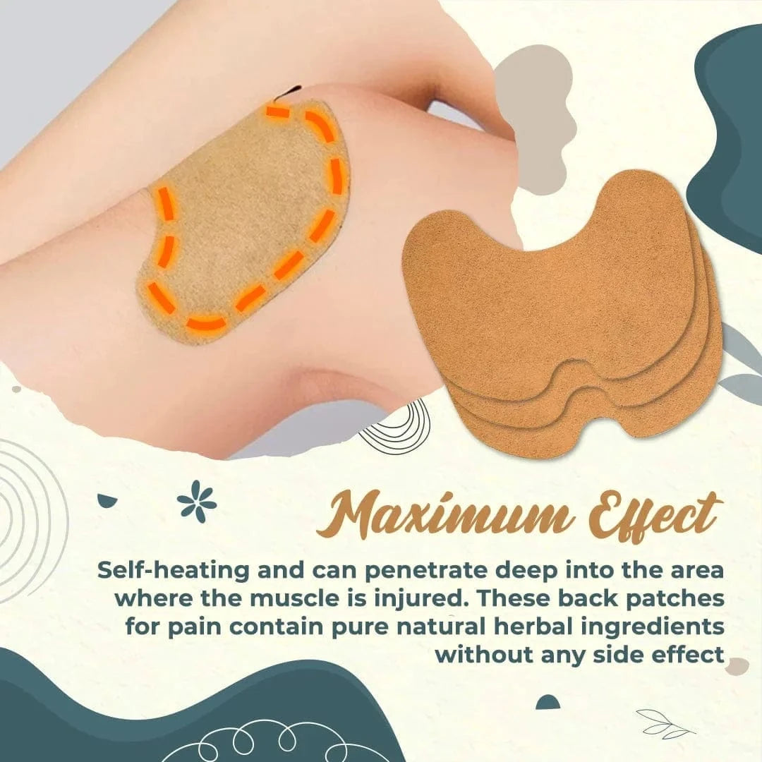 Knee Relief Patch Kit (Set of 12) | Knee Joint Pain Relief Patch Sticker Plaster Knee Relief Patch Kit (Set of 12)