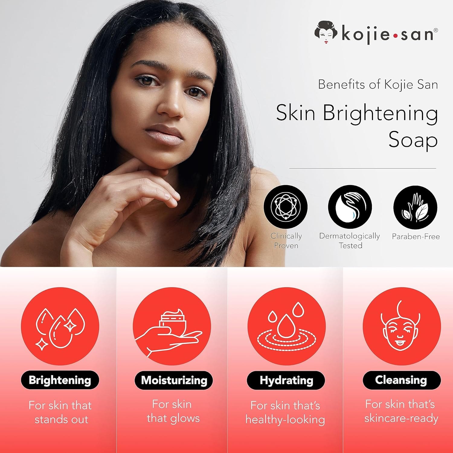 Kojic Body Soap | Skin Whitening Soap Dark Spots On Skin Tone Kojic Soap Whitening Kojic Body Soap (Set of 3)