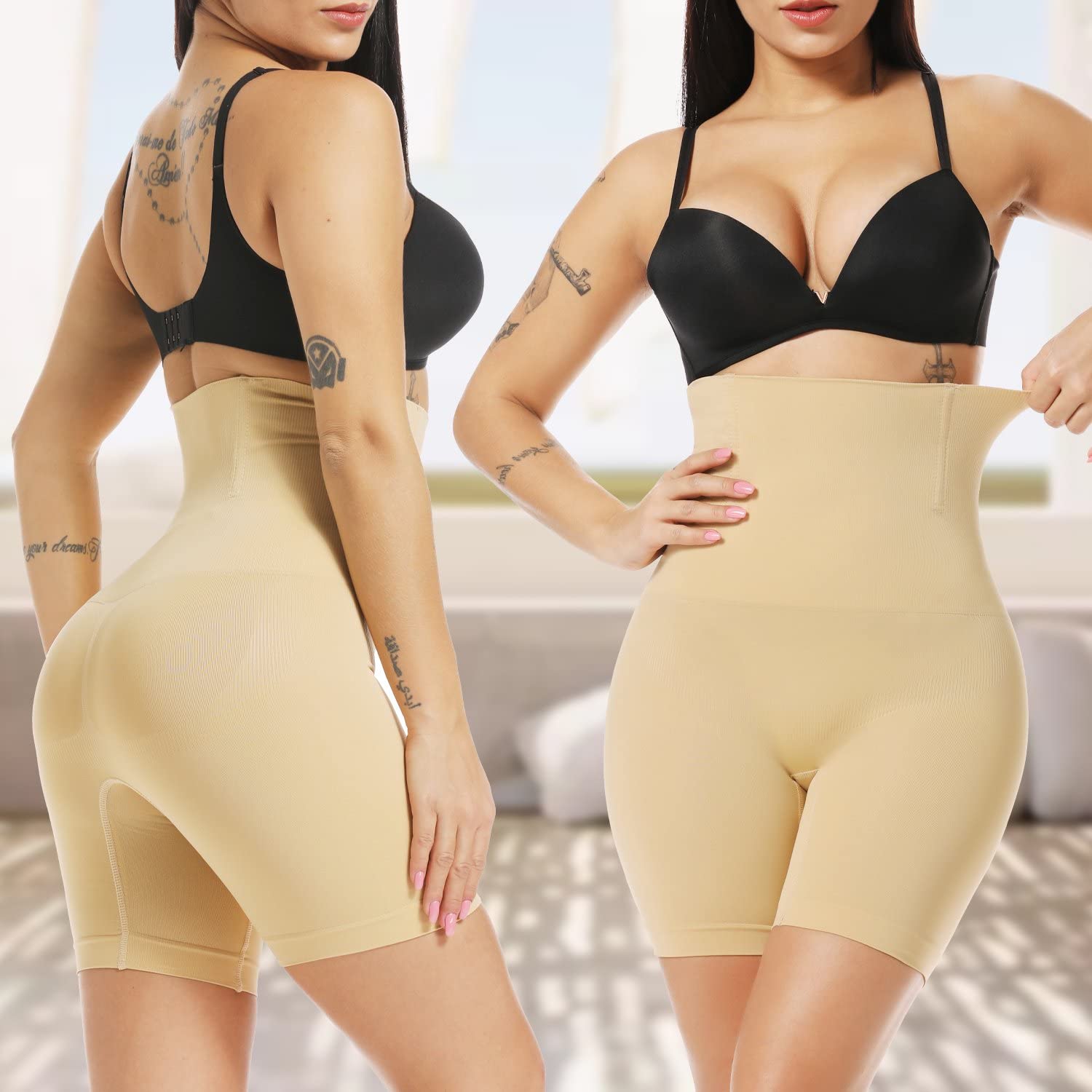 Leanlux™️ | Body Shaper For Women Tummy Shaper Body Slimmer Cross Compression  Leanlux™️ Shaper (Pack of 2) Zaavio®