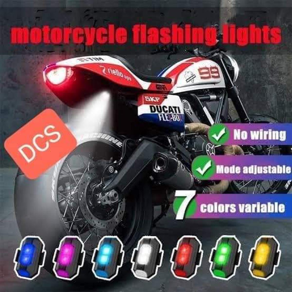 Led Light Bike Night Usb Light Outdoor Car Light Signal Helmet Light - Helmet Exterior Night Signal Light With USB(Set Of 2) Exterior Night Signal Light With USB (Set Of 2)
