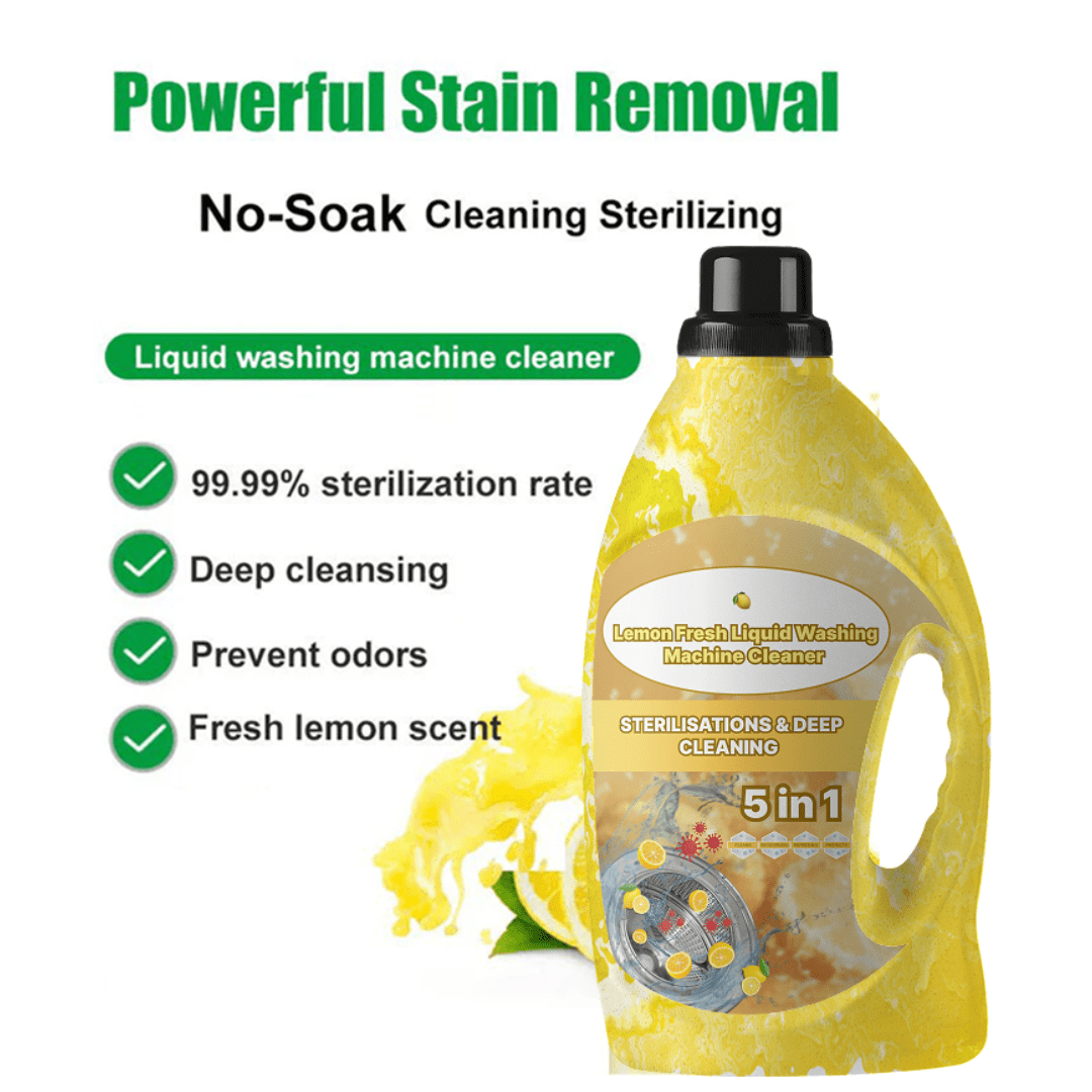 Liquid Washing Machine Cleaner (Set of 3) | Laundry Clothes Washer Drum Cleaning Liquid Washing Machine Cleaner (Set of 3)