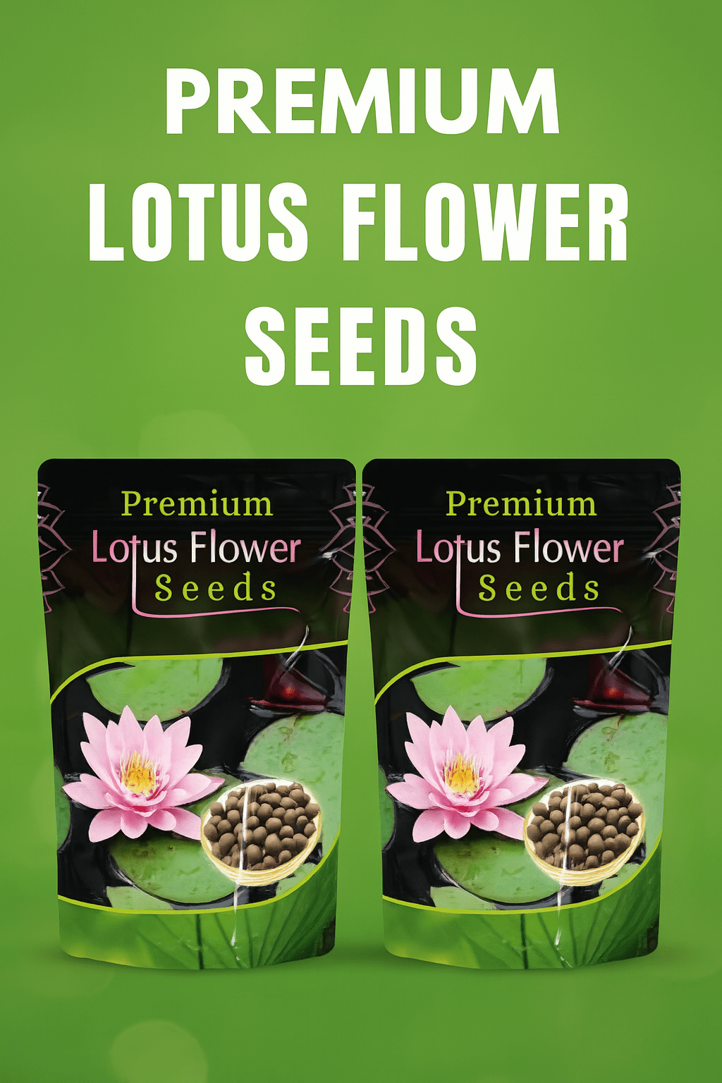 LotusBloom™ Seeds | Lotus Flower Seeds 80 Lotus Seeds LotusBloom™ Seeds (Pack of 80) Zaavio.co®
