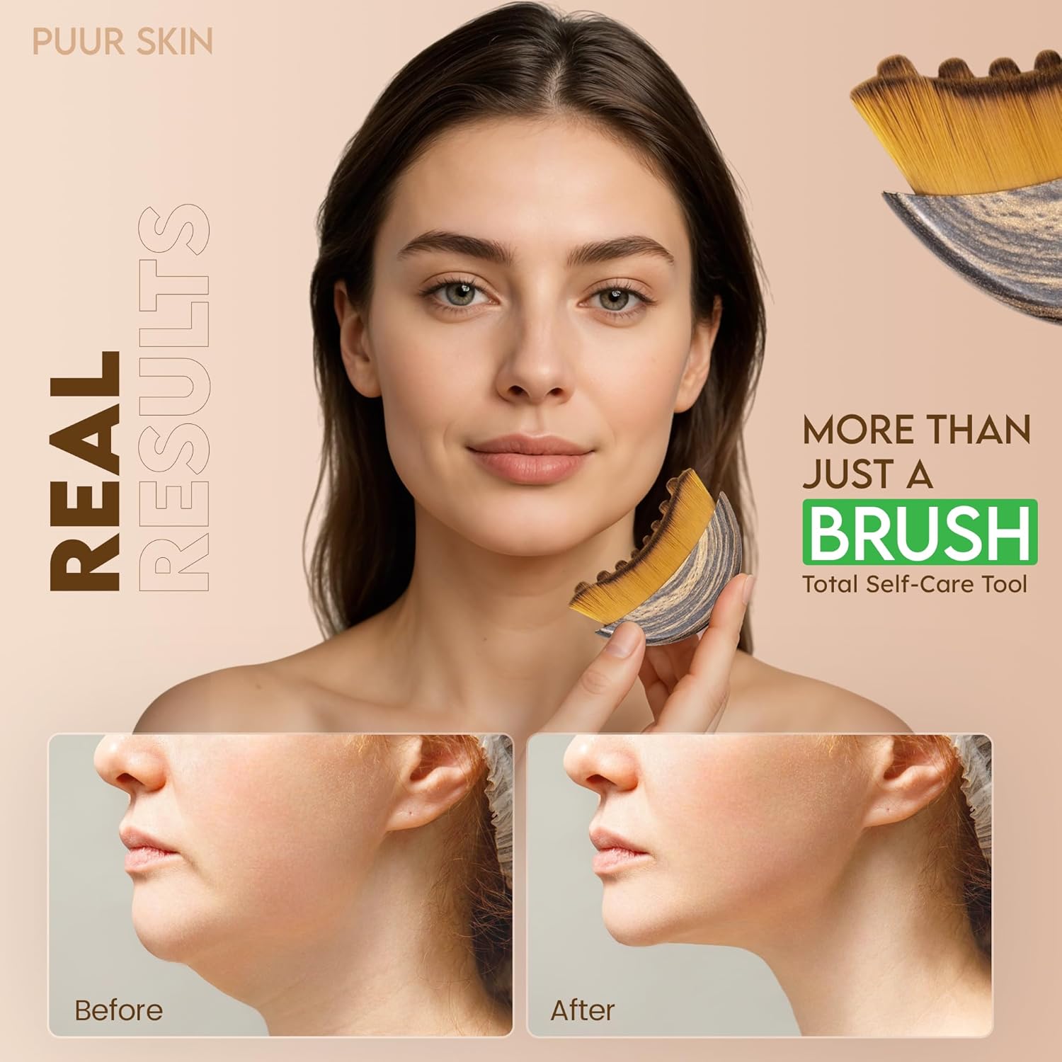 Lymphatic Contour Face Brush| Skincare Products Face Brush Facial Cleansing Brush Soft Skin Lymphatic Contour Face Brush